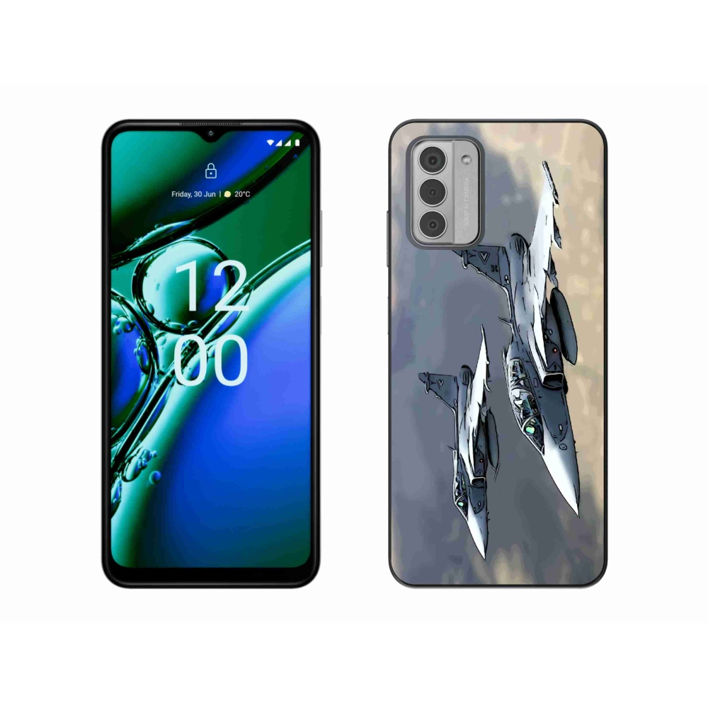 Gelový kryt mmCase na Nokia G42 - stíhačky