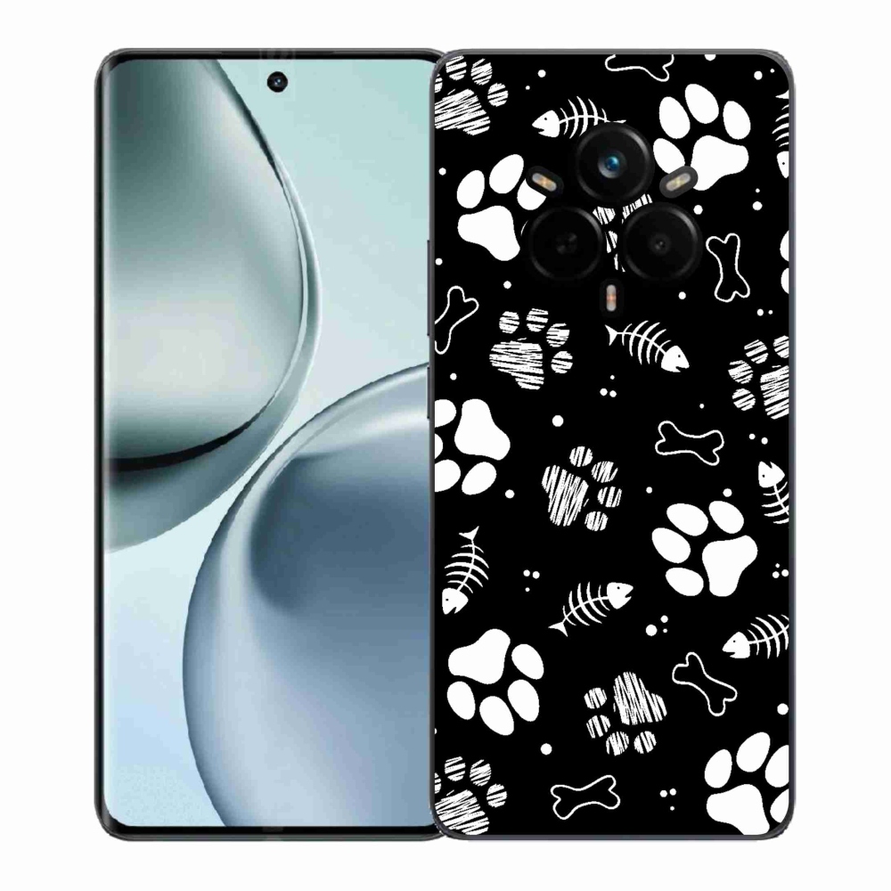 Gelový kryt mmCase na Realme 14 Pro+ 5G - psí tlapky