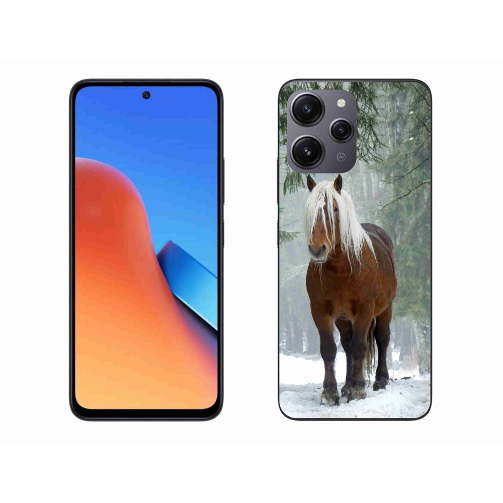 Gelový obal mmCase na Xiaomi Redmi 12 - kůň v lese