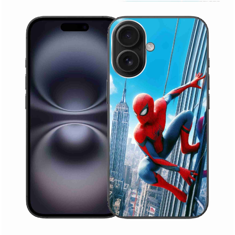 Gelový kryt mmCase na iPhone 16 - spiderman