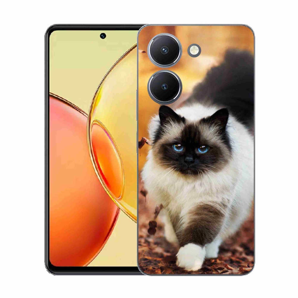 Gelový kryt mmCase na Vivo Y36 - kočka