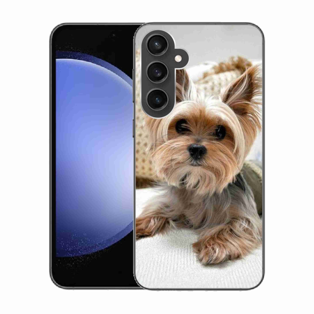 Gelový obal mmCase na Samsung Galaxy S23 FE - jorkšír 5