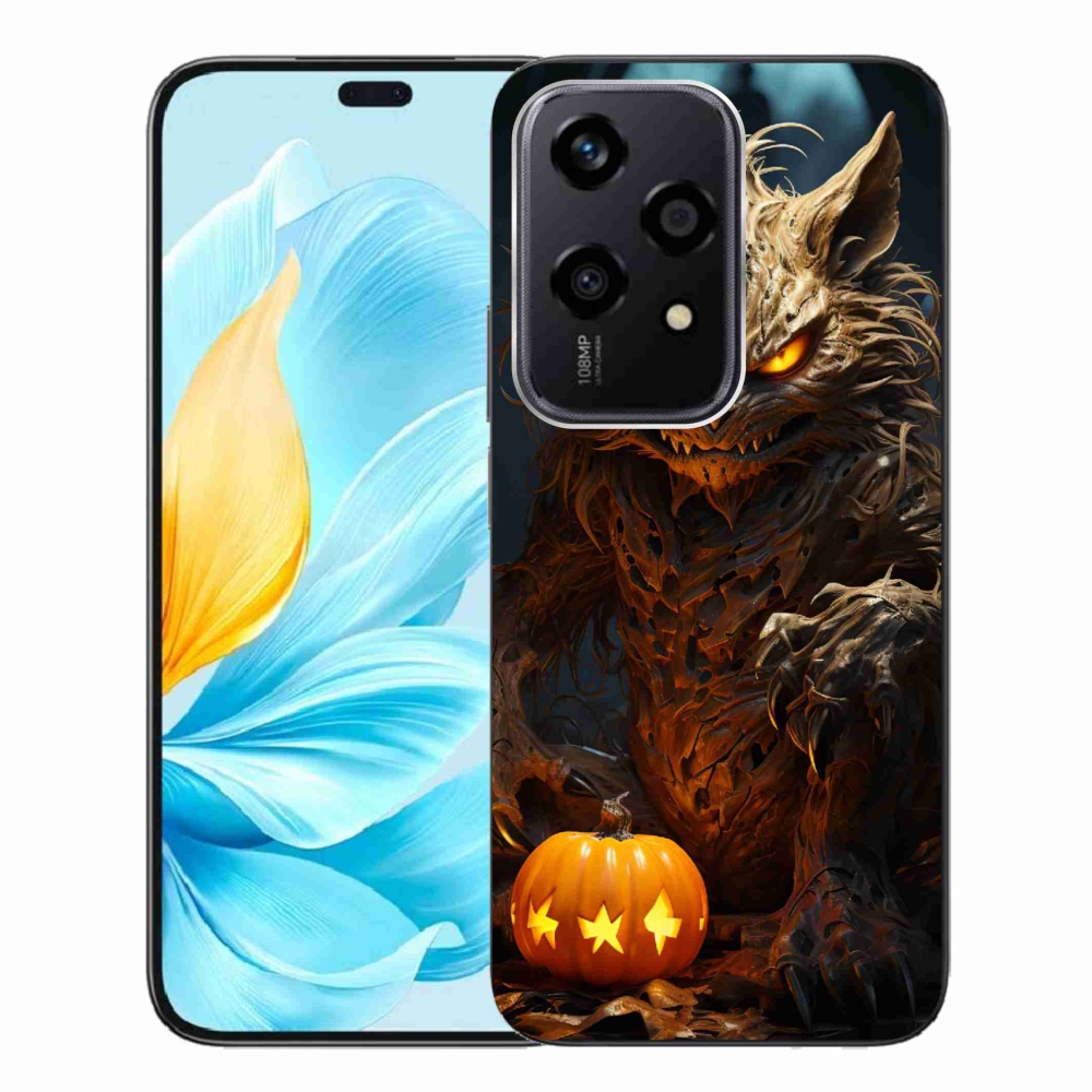 Gelový kryt mmCase na Honor 200 Lite 5G - halloweenská příšera
