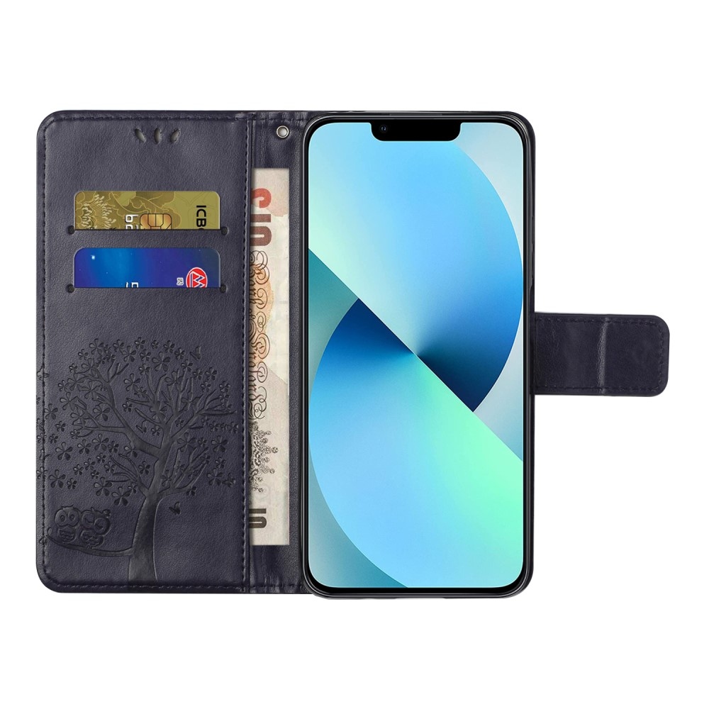Tree knížkové pouzdro na iPhone 15 Pro Max - tmavěfialové
