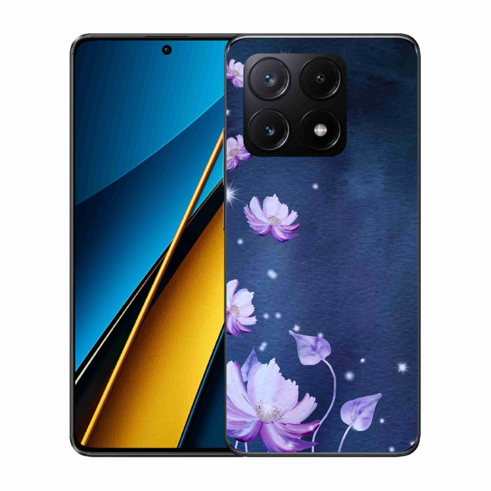 Gelový obal mmCase na Xiaomi Poco X6 Pro 5G - padající květy