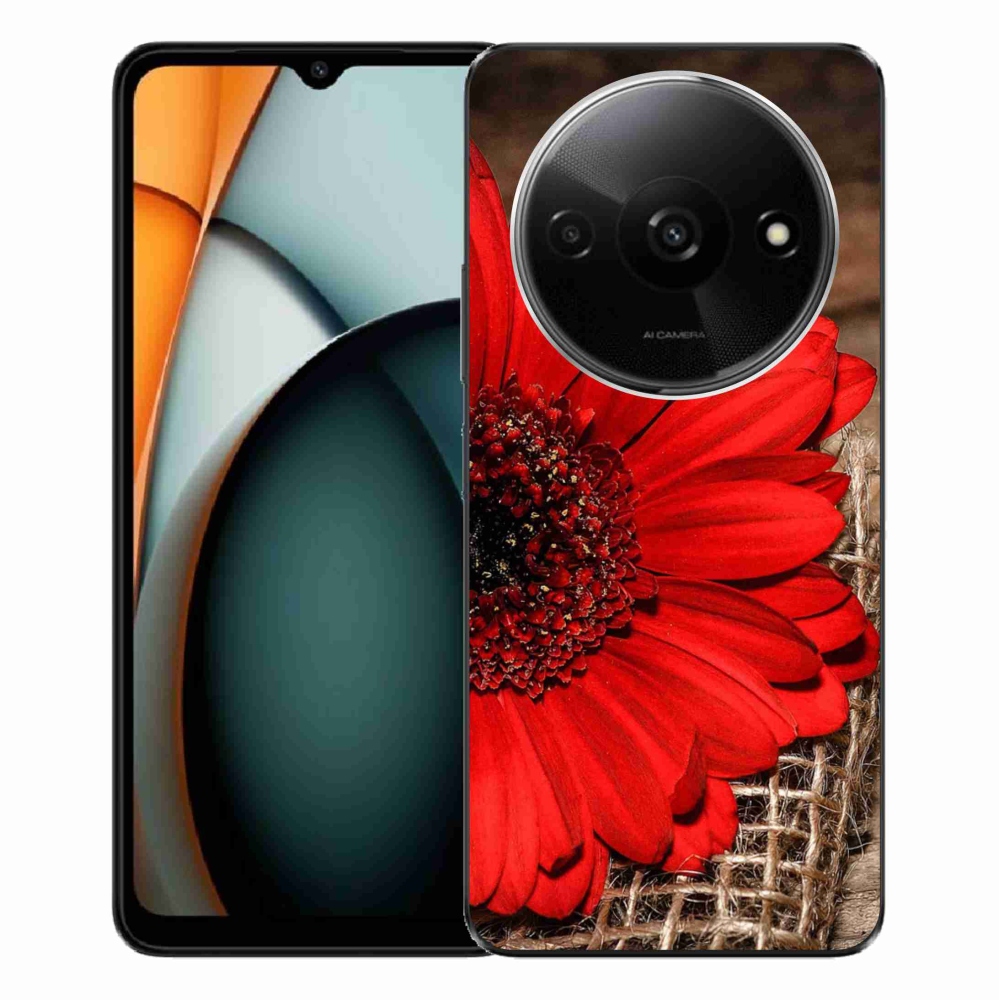 Gelový kryt mmCase na Xiaomi Redmi A3 - gerbera