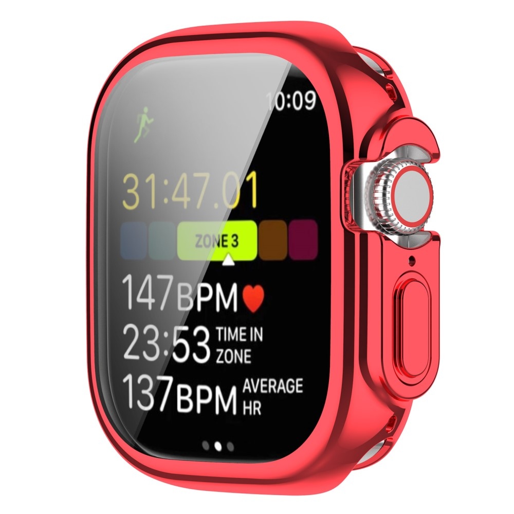 Soft nasazovací gelové ochranné pouzdro pro Apple Watch Ultra/Ultra 2 49 mm - červené