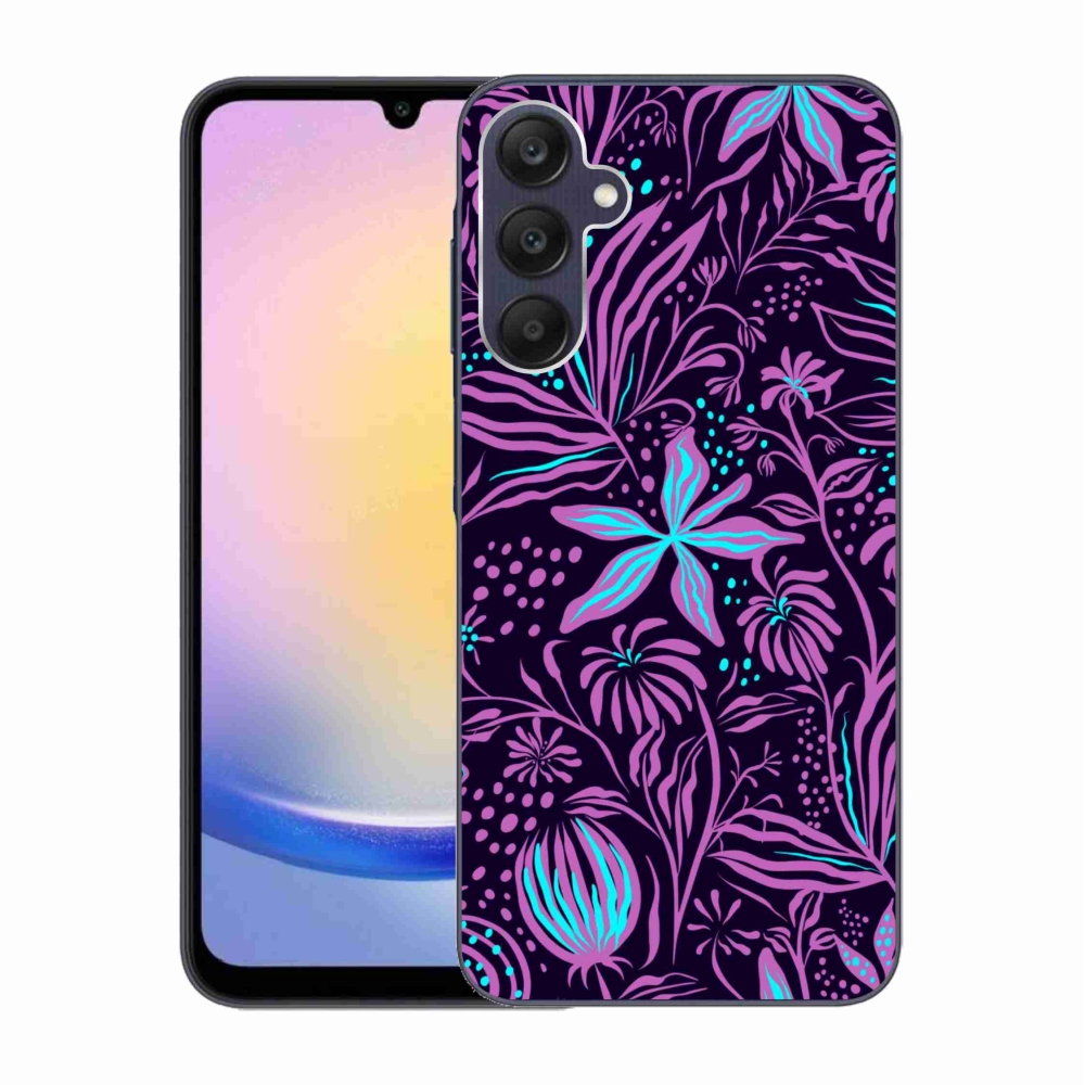Gelový kryt mmCase na Samsung Galaxy A25 5G - květiny 2