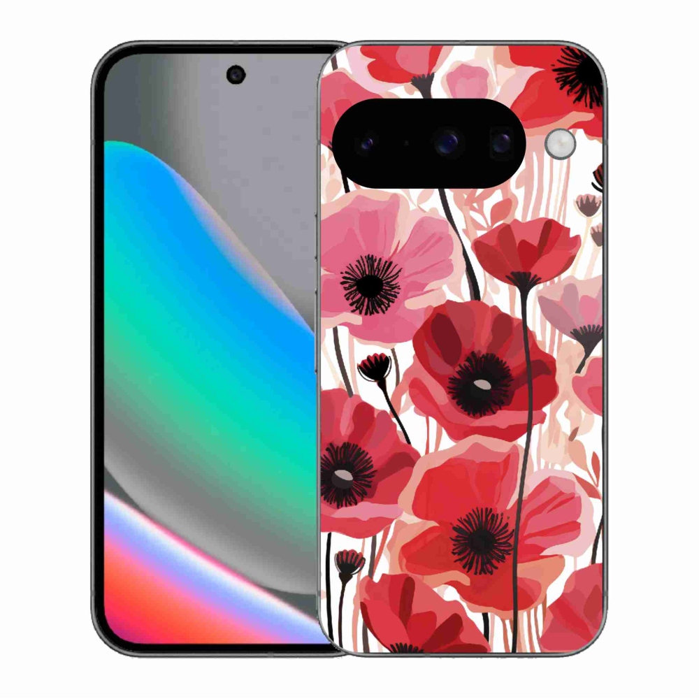 Gelový kryt mmCase na Google Pixel 10 - vlčí mák 1