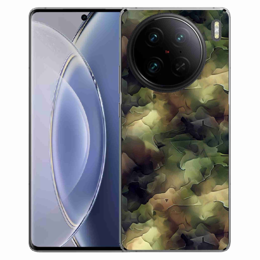 Gelový kryt mmCase na Vivo X90 Pro - maskáčový vzor 10