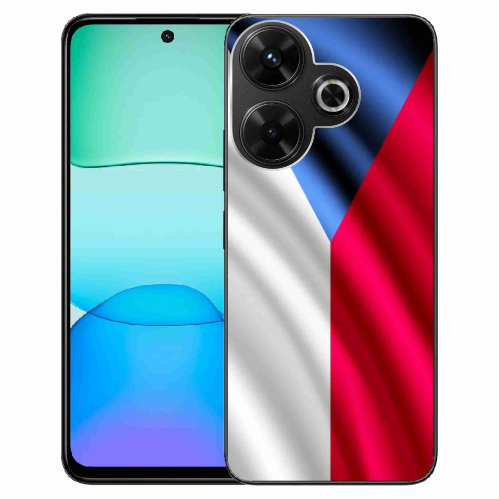 Gelový kryt mmCase na Xiaomi Redmi 13 4G/Poco M6 4G - česká vlajka
