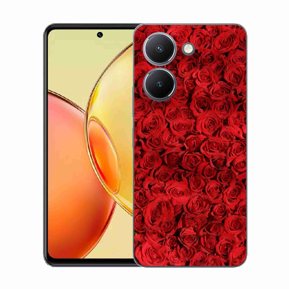 Gelový kryt mmCase na Vivo Y36 - růže