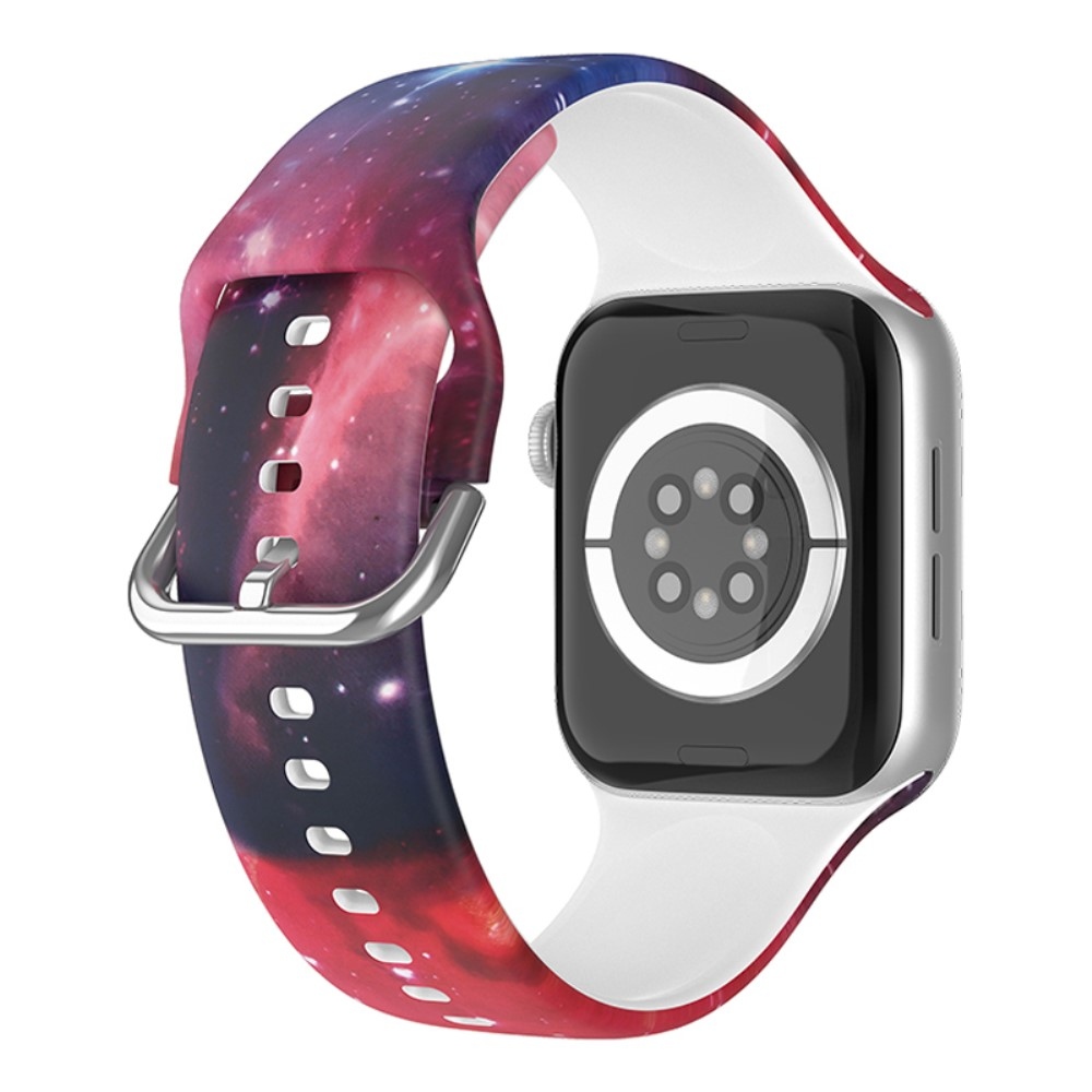 Print silikonový řemínek na Apple Watch Ultra/Ultra 2 49mm/SE/SE 2022/2023 44mm/9/8/7 45mm/6/5/4 44mm/3/2/1 42 mm - vzor E