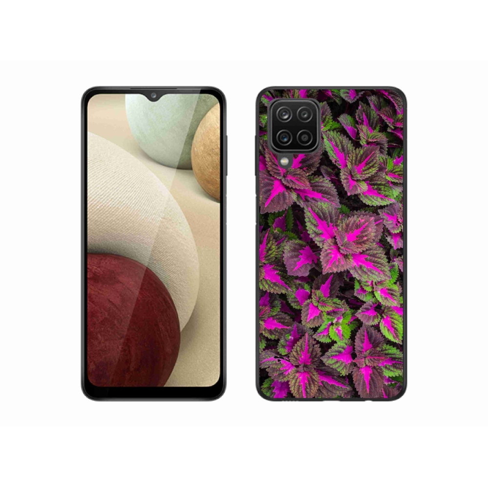 Gelový kryt mmCase na Samsung Galaxy A12 - květiny 10