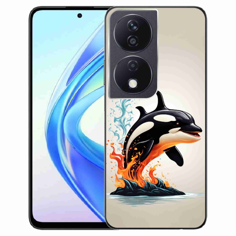Gelový kryt mmCase na Honor X7b/Honor 90 Smart - kosatka