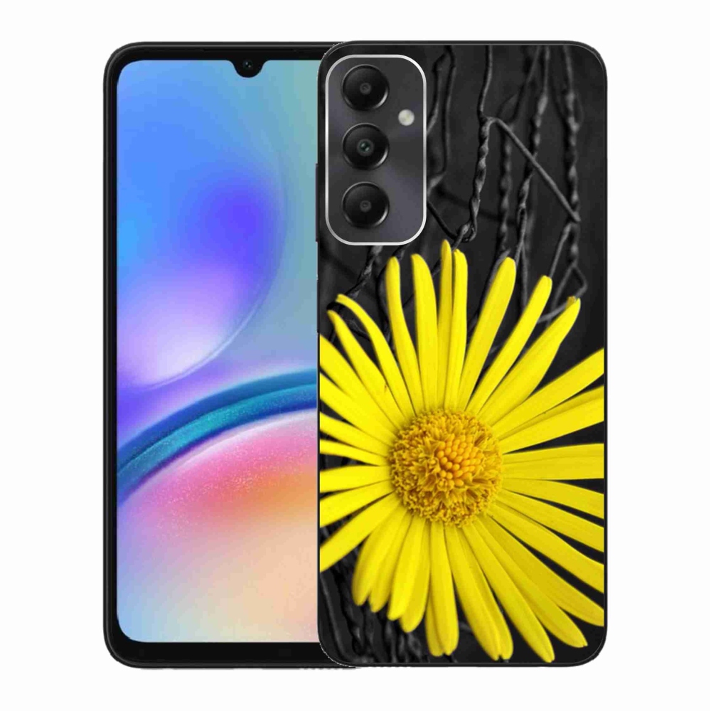 Gelový kryt mmCase na Samsung Galaxy A05s - žlutá květina