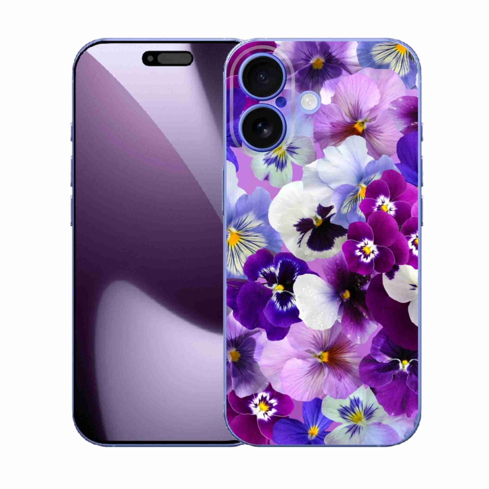 Gelový kryt mmCase na iPhone 17 - květiny 9