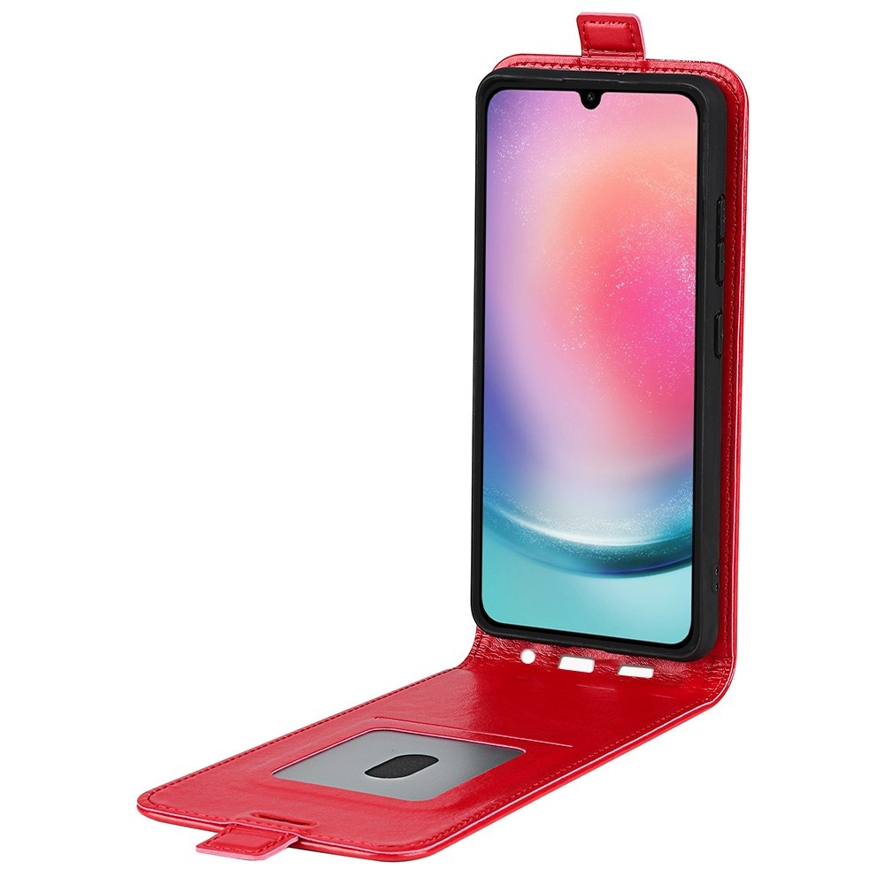 Vertical knížkové pouzdro na Samsung Galaxy A16 4G/5G - červené