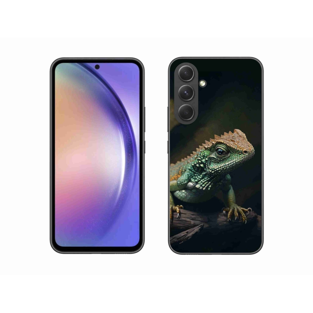 Gelový kryt mmCase na Samsung Galaxy A54 5G - ještěr