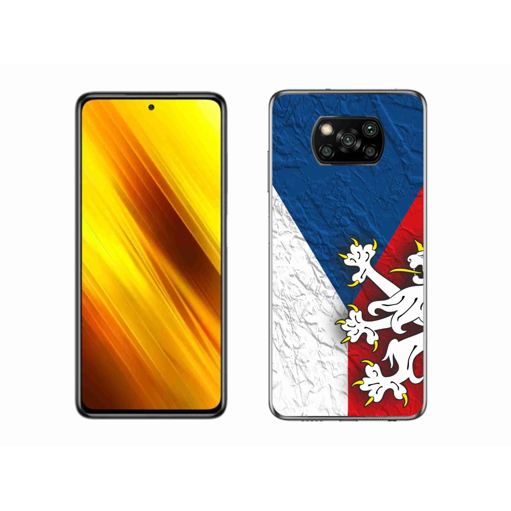 Gelový kryt mmCase na Xiaomi Poco X3 Pro - česká vlajka 1