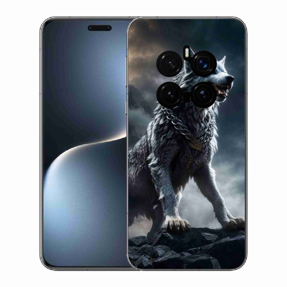Gelový kryt mmCase na Honor Magic 7 Pro 5G - vlk 1