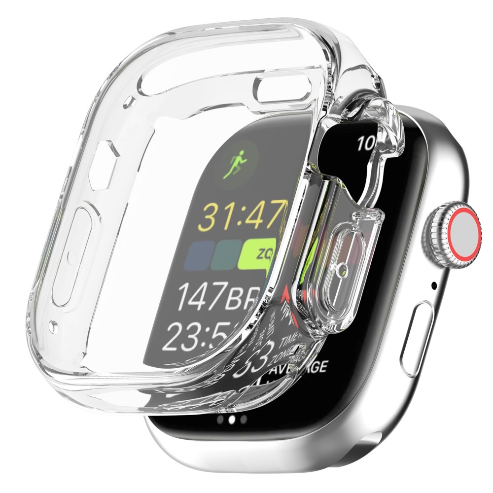Soft nasazovací gelové ochranné pouzdro pro Apple Watch Ultra/Ultra 2 49 mm - průhledné
