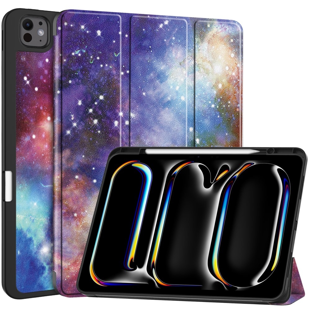 Patte zavírací pouzdro na iPad Pro 13 (2024) - vesmír