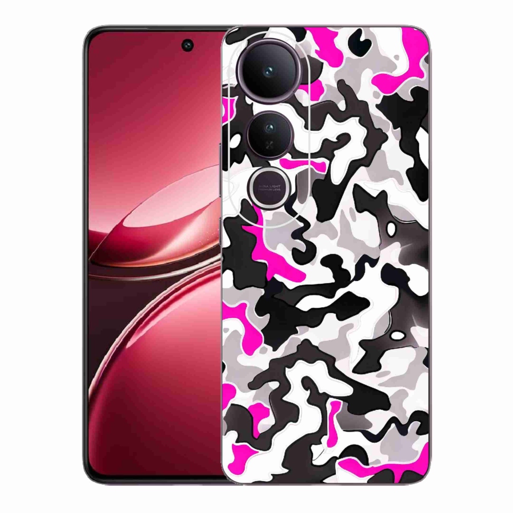 Gelový kryt mmCase na Vivo V50 Lite 4G/5G - maskáčový vzor 5