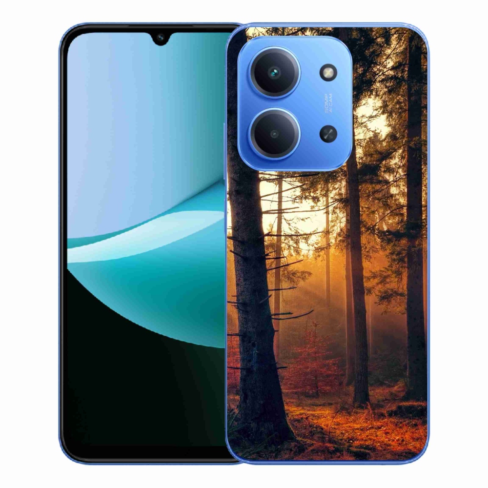 Gelový kryt mmCase na Xiaomi Redmi 15C 4G/5G (173mm) - les