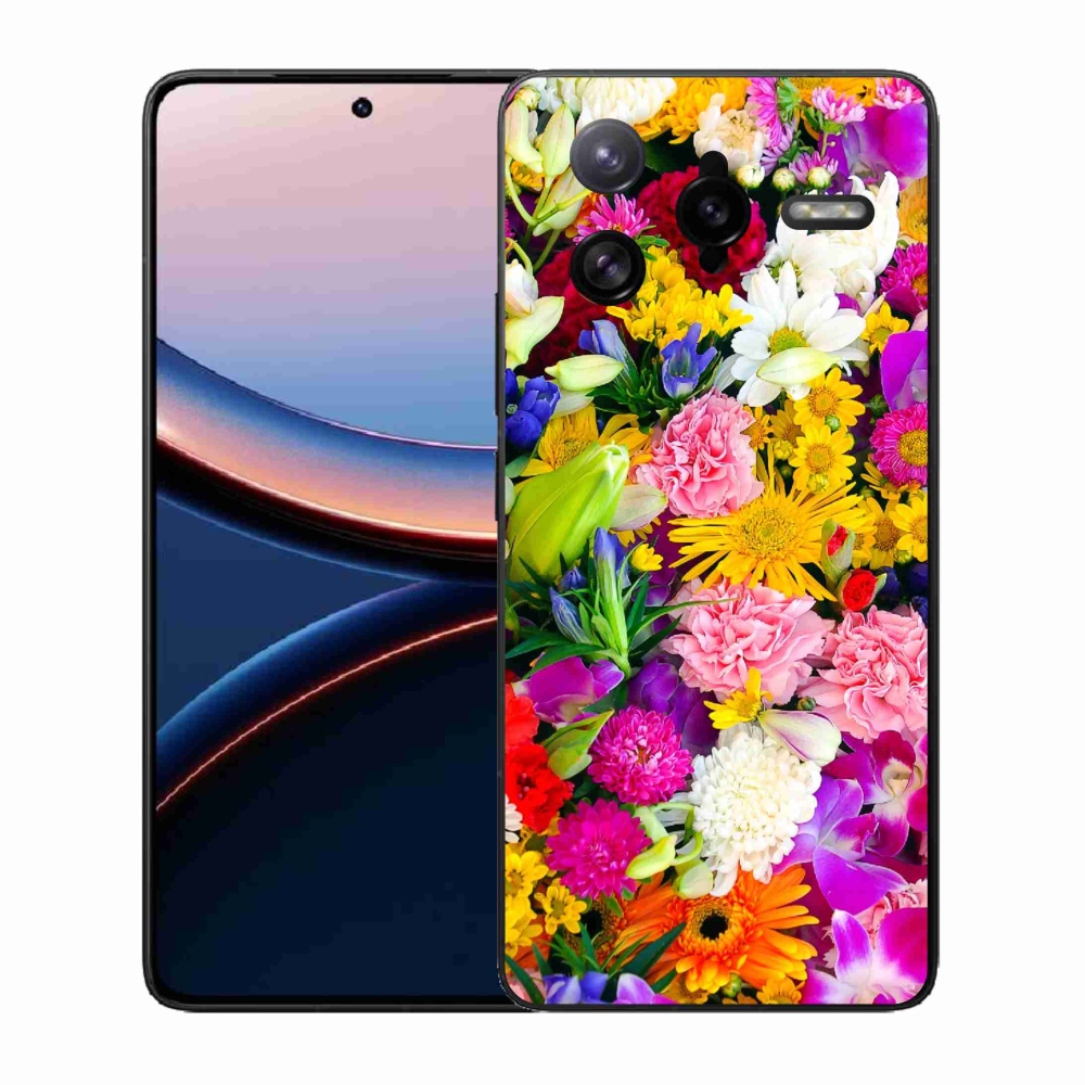 Gelový kryt mmCase na Xiaomi Poco F7 Ultra - květiny 12