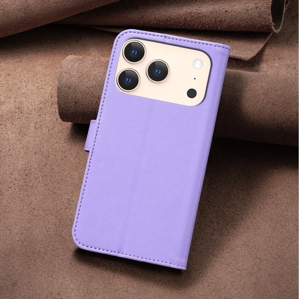 Clover knížkové pouzdro na iPhone 17 Pro Max - fialové