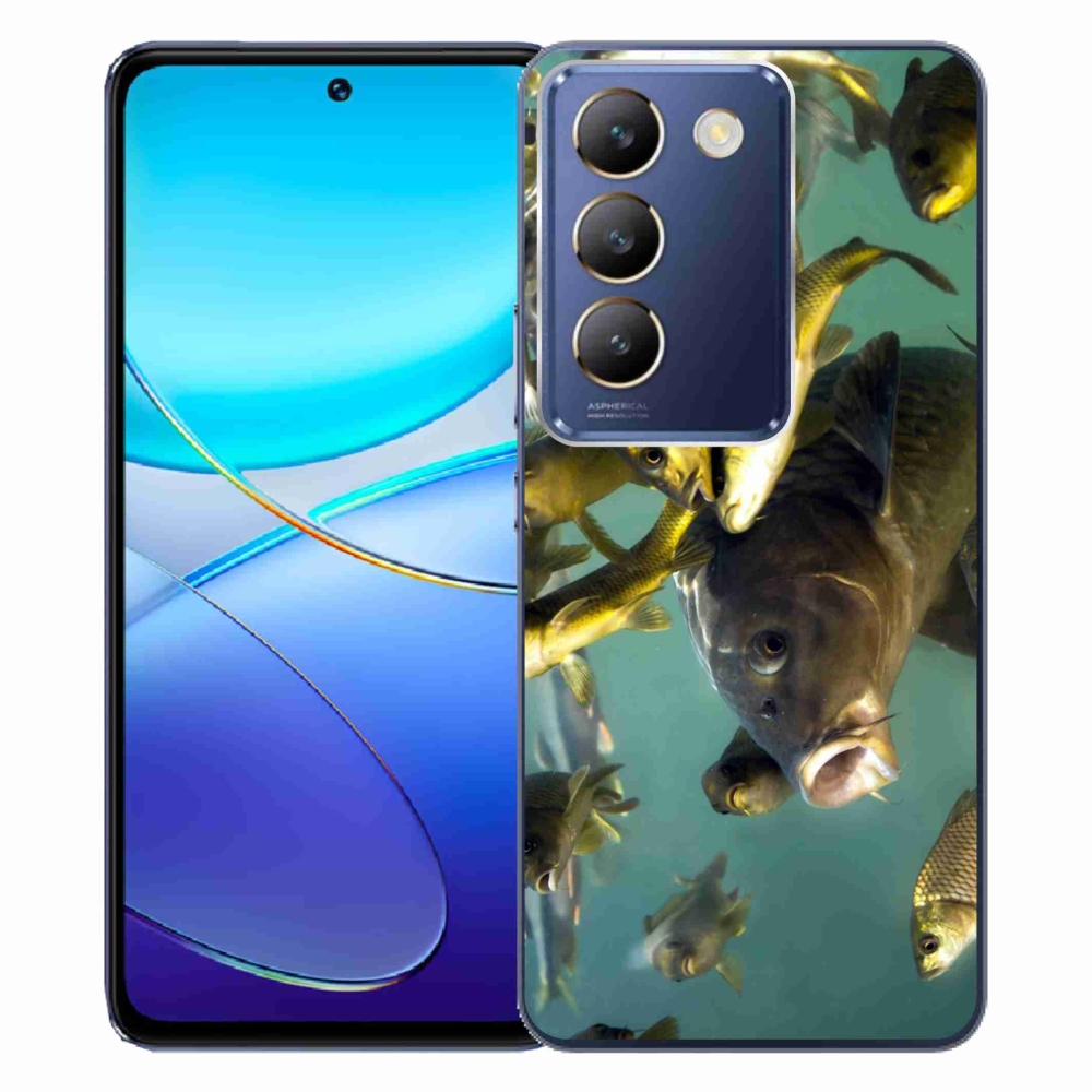 Gelový obal mmCase na Vivo V40 SE 4G/5G - hejno ryb