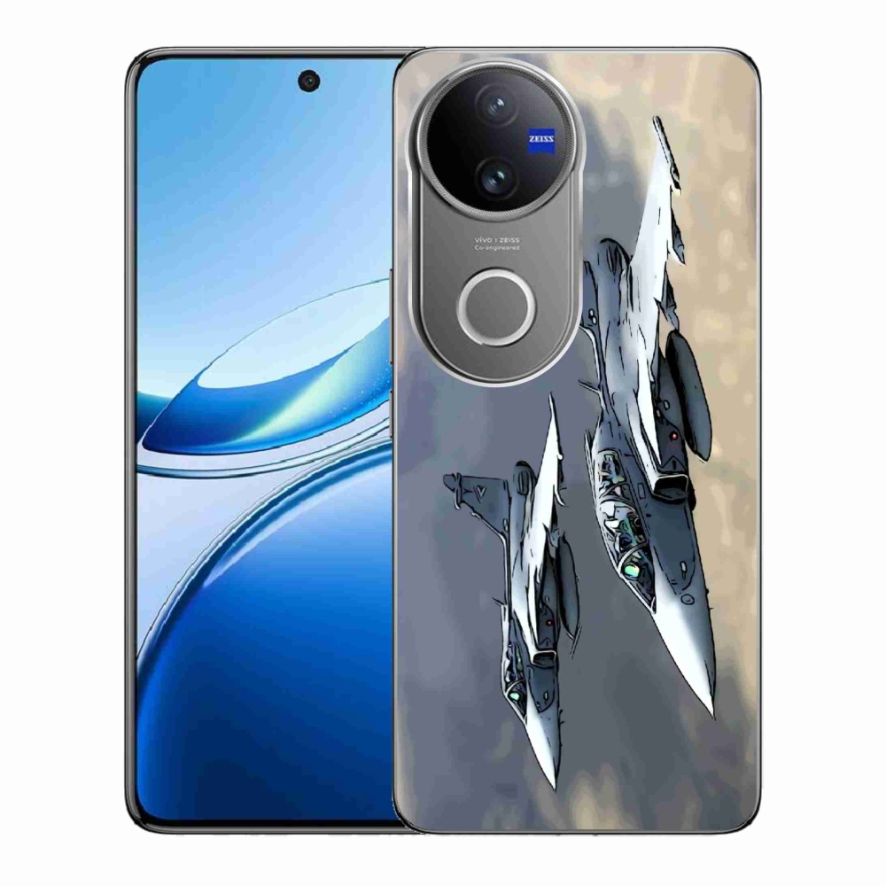 Gelový kryt mmCase na Vivo V50 5G - stíhačky