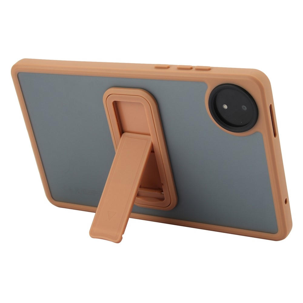 Skiny gelový obal s pevnými zády a výklopným stojánkem na Xiaomi Redmi Pad SE 8.7 - zlatý