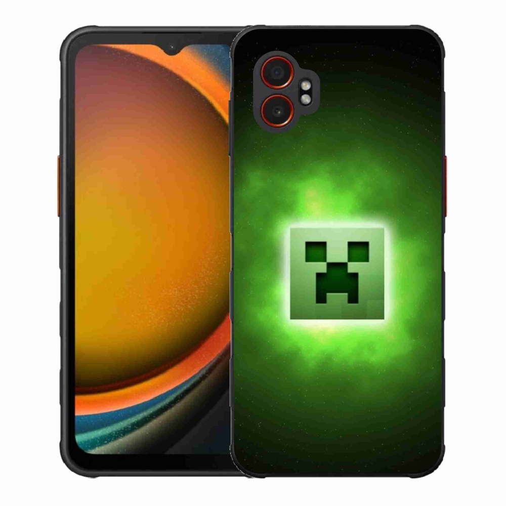Gelový kryt mmCase na Samsung Galaxy Xcover 7 Pro - minecraft