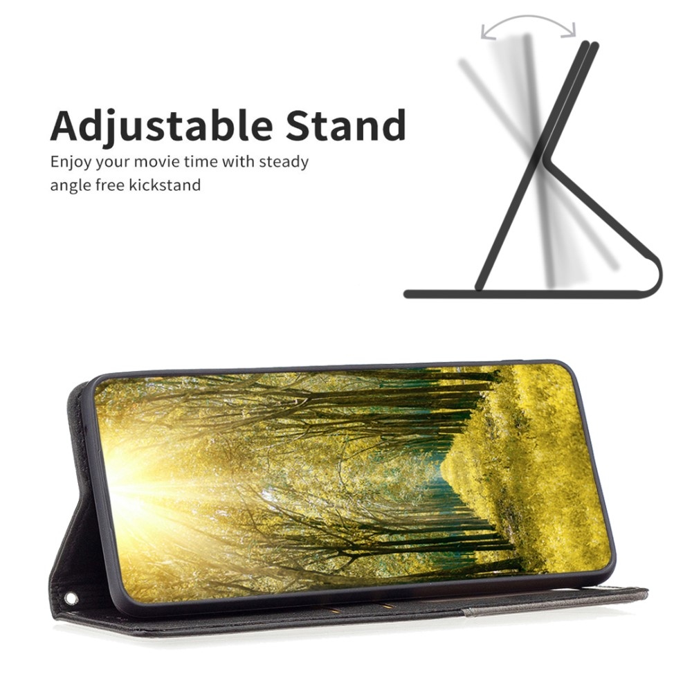 Triangle knížkové pouzdro na Xiaomi Redmi Note 13 Pro 4G/Poco M6 Pro - černé
