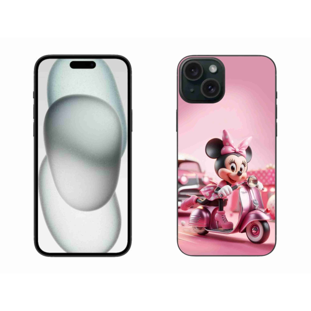 Gelový kryt mmCase na iPhone 15 Plus - minnie 1