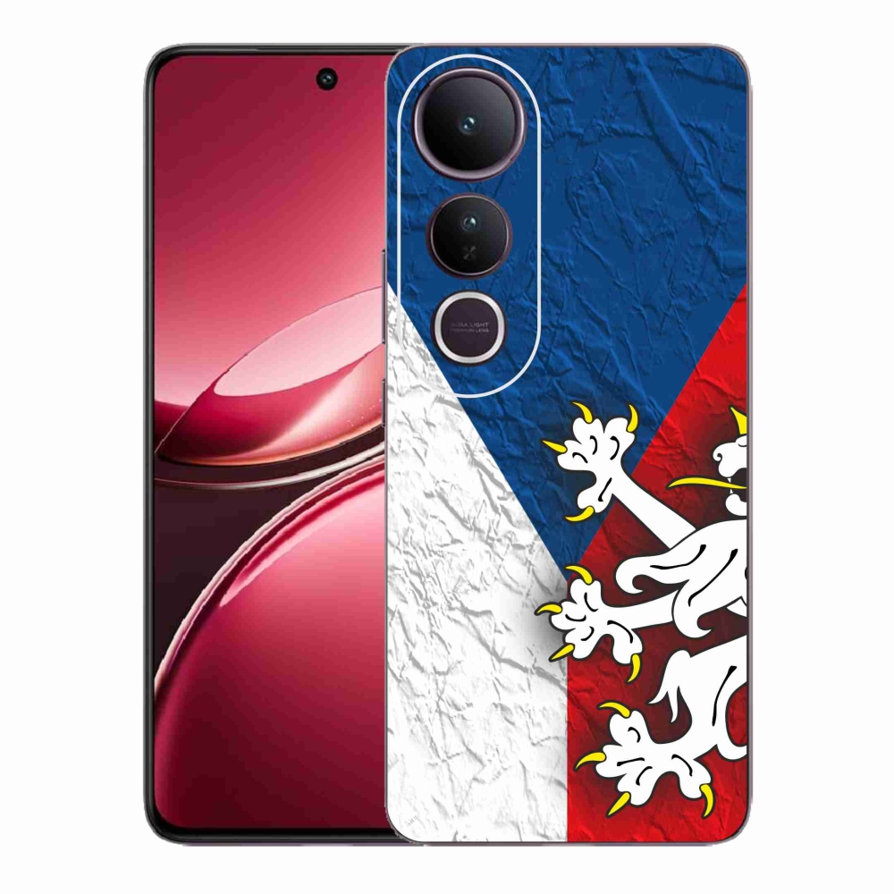 Gelový kryt mmCase na Vivo V50 Lite 4G/5G - česká vlajka 1