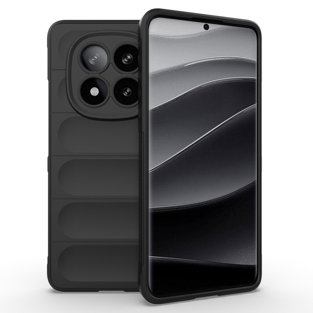 Rugg odolný gelový obal na Xiaomi Redmi Note 14 Pro+ 5G - černý