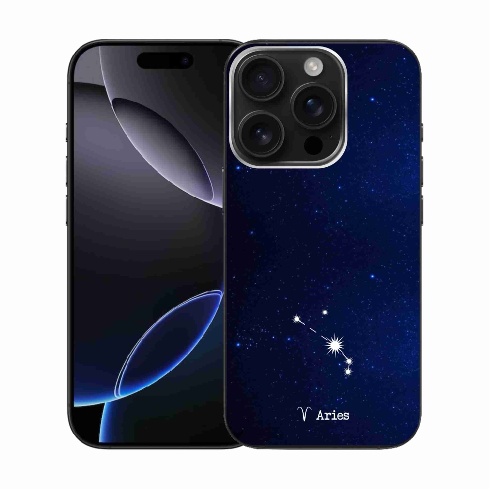 Gelový kryt mmCase na iPhone 16 Pro - souhvězdí Berana