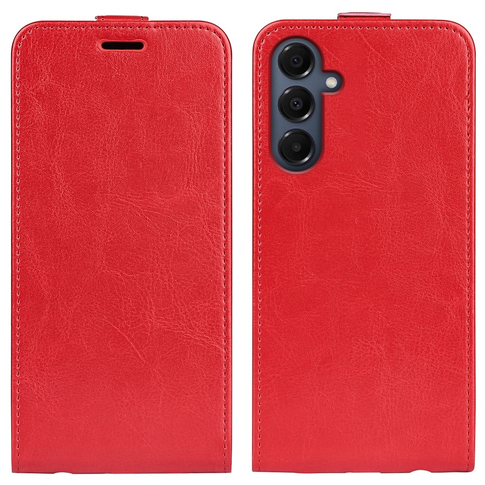Vertical knížkové pouzdro na Samsung Galaxy A17 5G - červené