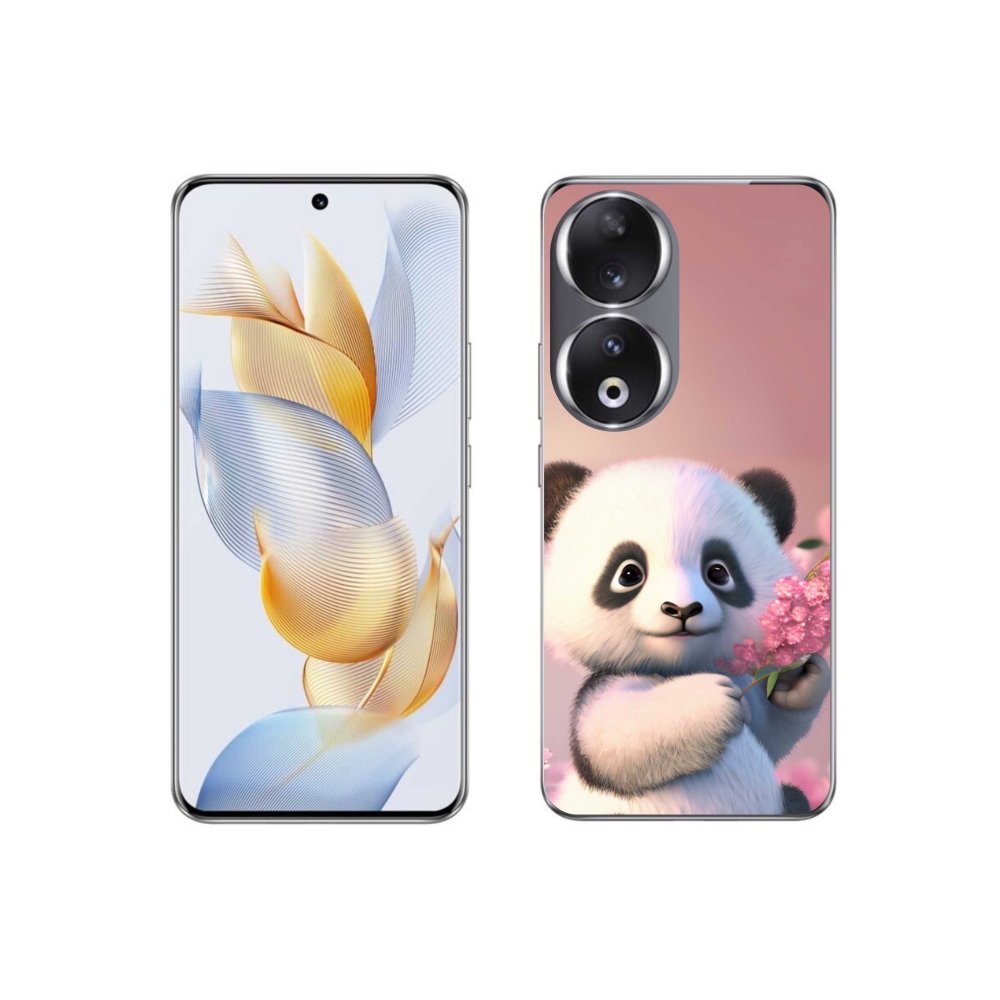 Gelový kryt mmCase na Honor 90 - roztomilá panda