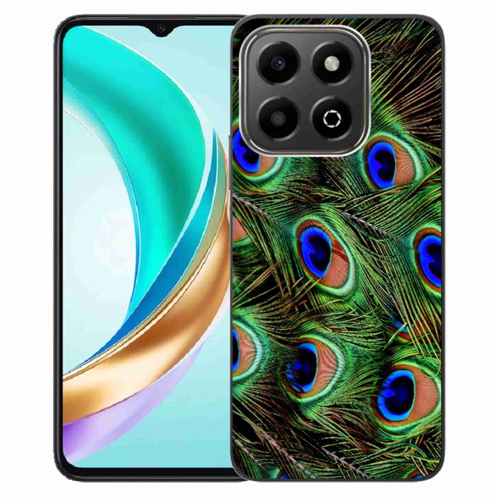 Gelový kryt mmCase na Honor X6b - paví peří
