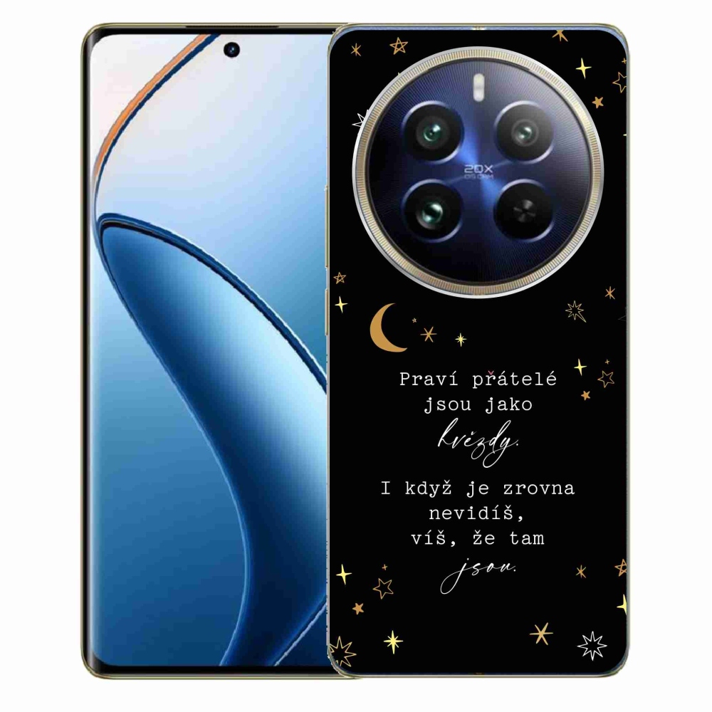 Gelový kryt mmCase na Realme 12 Pro 5G/12 Pro+ 5G - citát 6 černé pozadí