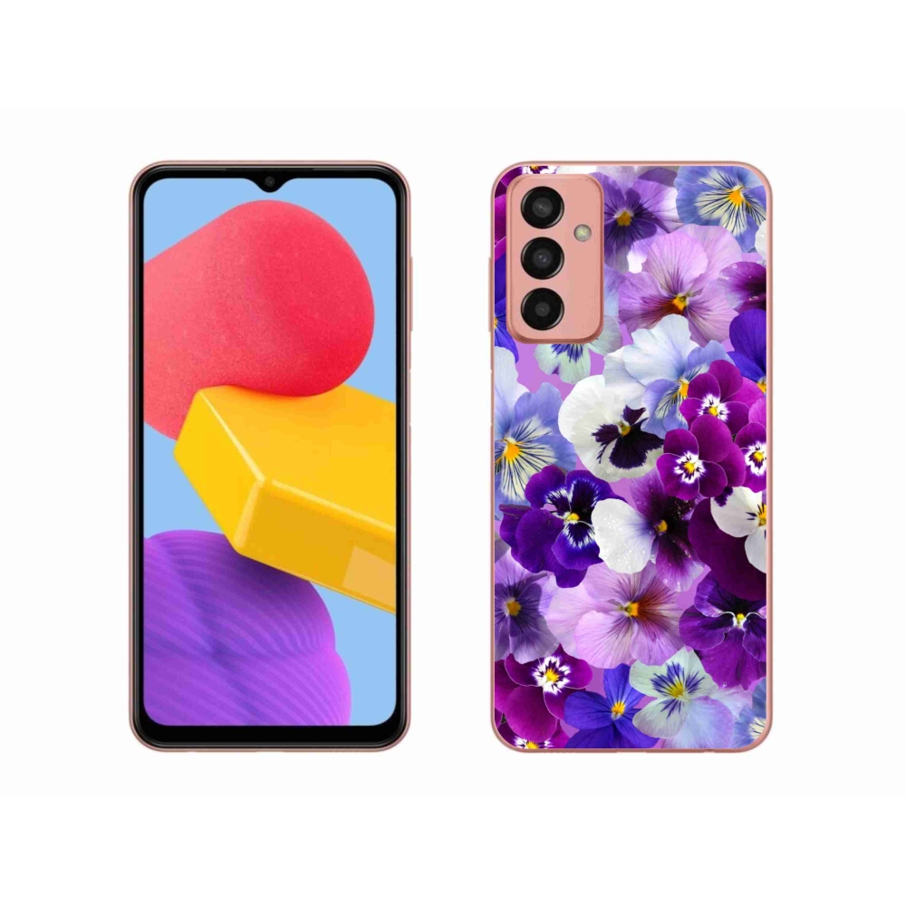 Gelový kryt mmCase na Samsung Galaxy M13 - květiny 9