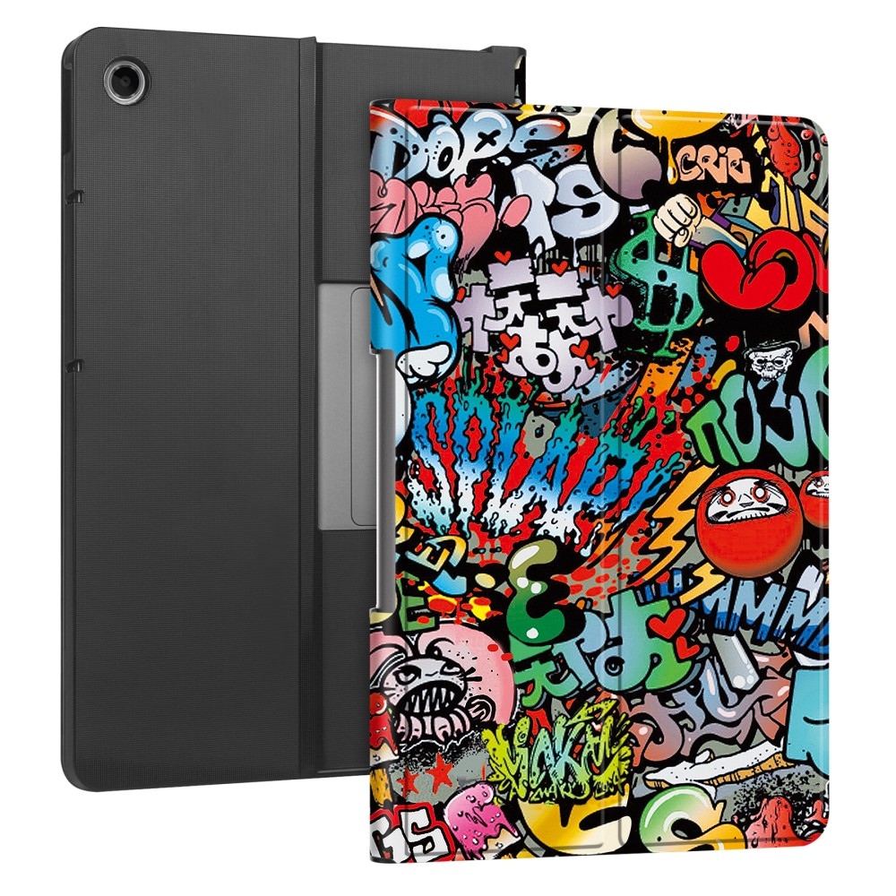 Patte zavírací pouzdro na Lenovo Tab Plus 11.5 - graffiti