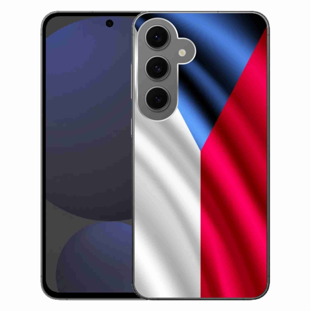 Gelový kryt mmCase na Samsung Galaxy S24 FE - česká vlajka