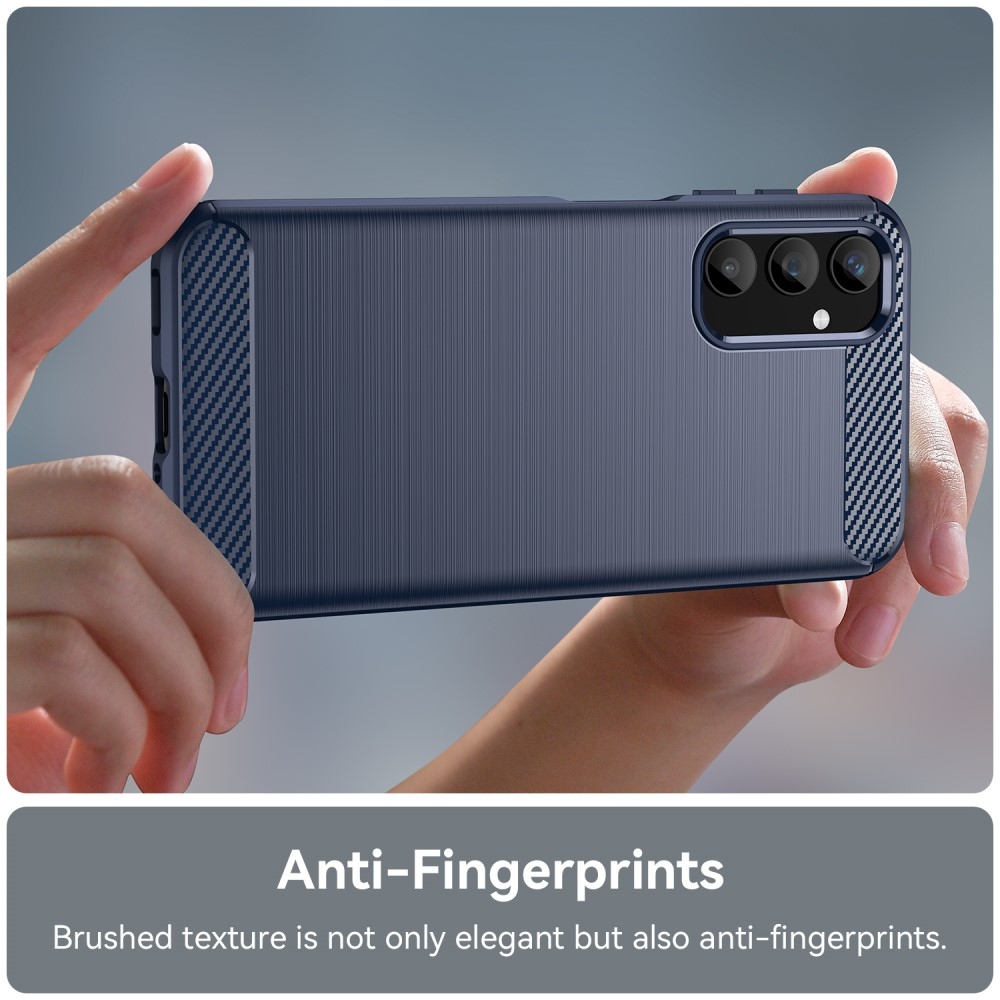 Carbon odolný gelový obal na Samsung Galaxy A25 5G - modrý