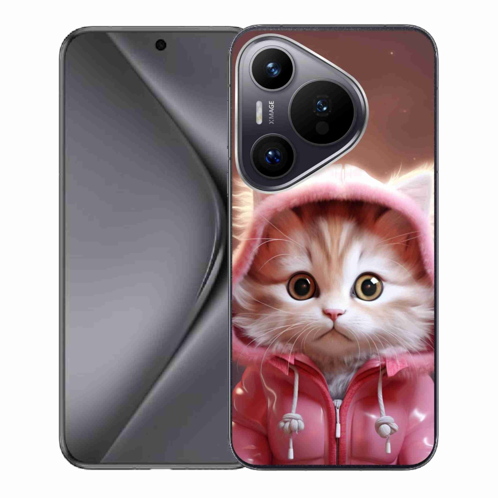 Gelový kryt mmCase na Huawei Pura 70 - roztomilé kotě 3