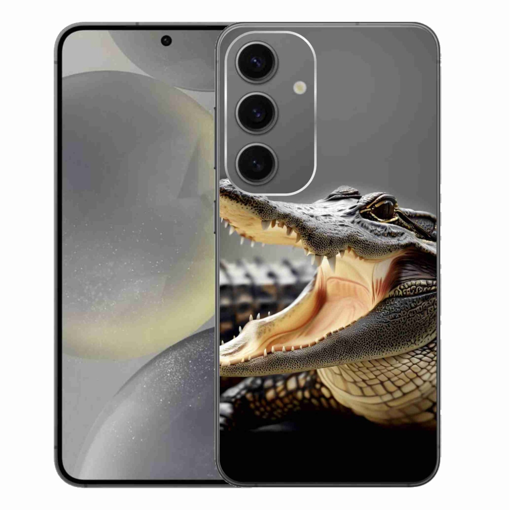 Gelový kryt mmCase na Samsung Galaxy S24+ - krokodýl